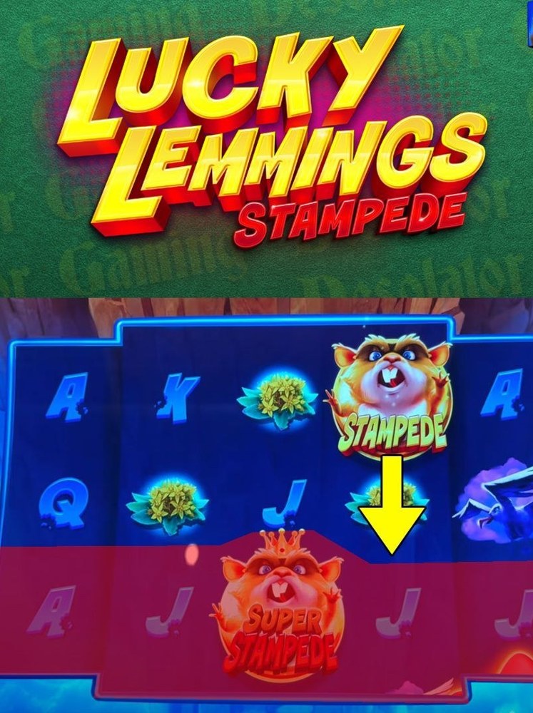 Lucky Lemmings Stampede reference screen