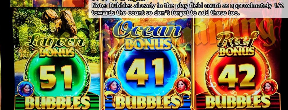 Ocean Magic Bubble Boost reference screen