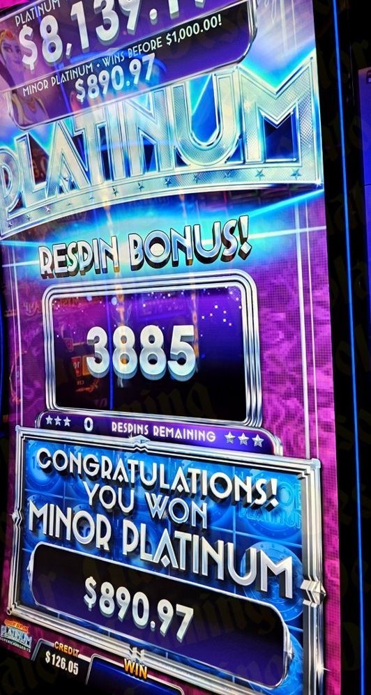 Quick Hit Platinum reference screen