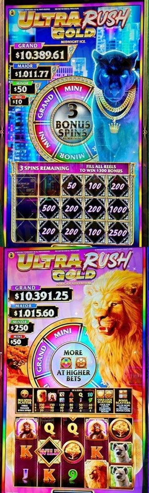 Ultra Rush Gold reference screen